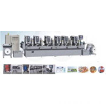 Máquina de impressão de etiquetas de alta velocidade intermitente com impressão automática